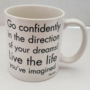 Quotable Mugs Thoreau “Dreams” Coffee Mug Cup 2002